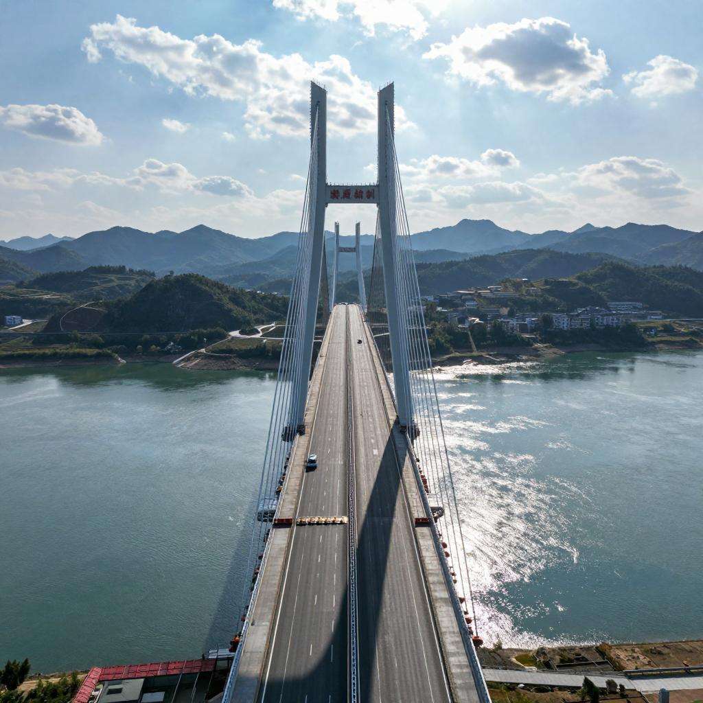 湖南张官高速洞庭溪沅水特大桥桥面UHPC湿接缝浇筑圆满完成