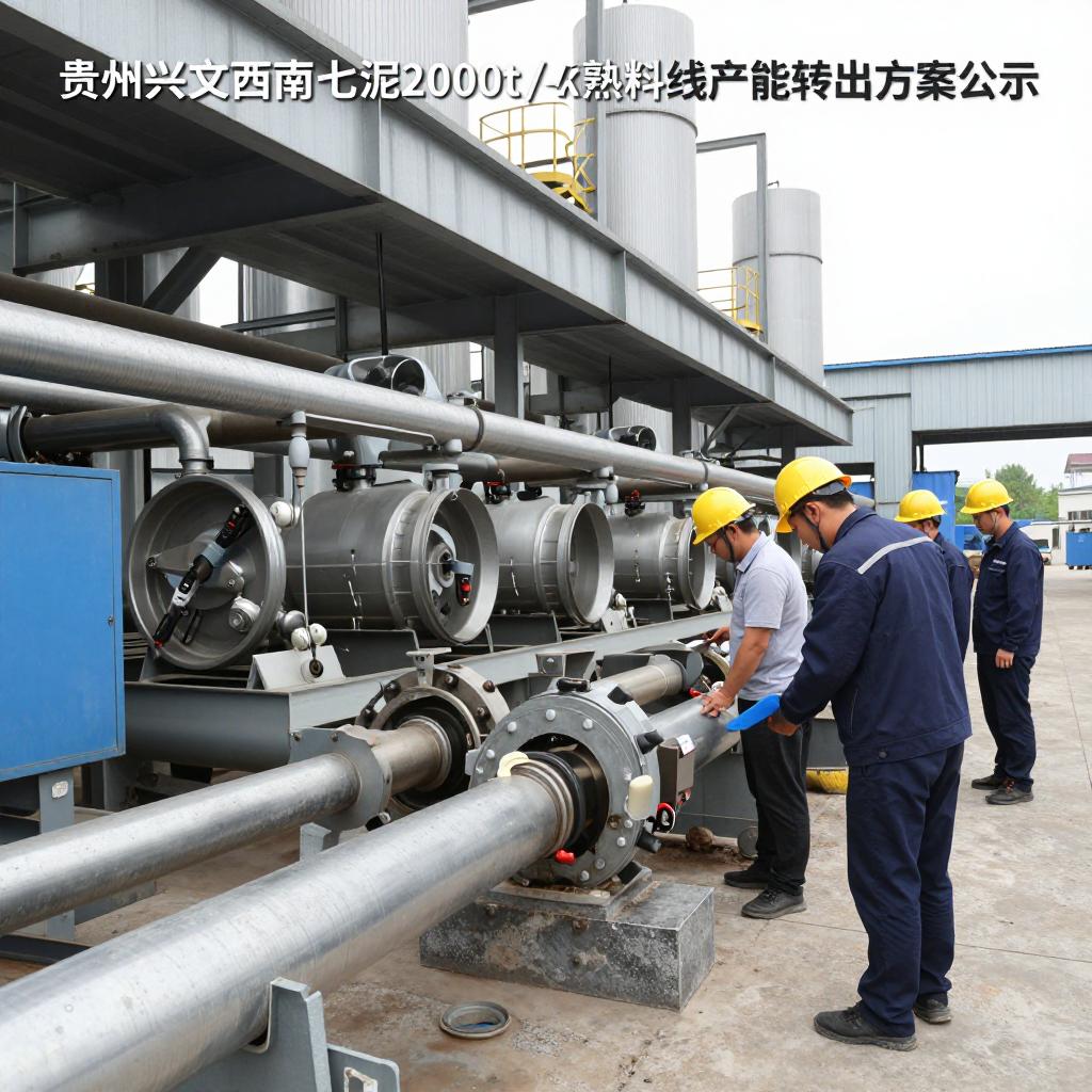 贵州兴义西南水泥2000t/d熟料线产能转出方案公示第一张图