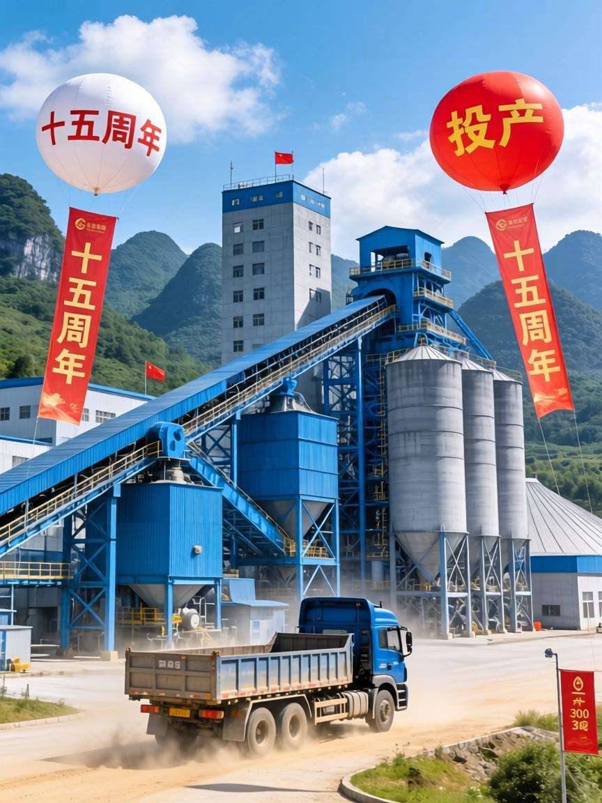 年产300万吨！从江明达水泥新项目投产