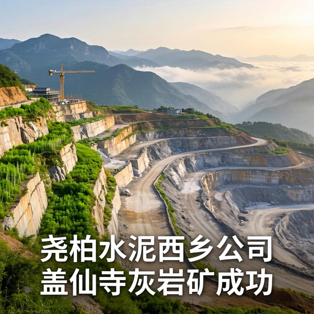 尧柏水泥西乡公司盖仙寺灰岩矿成功通过绿色矿山省级名录库评审