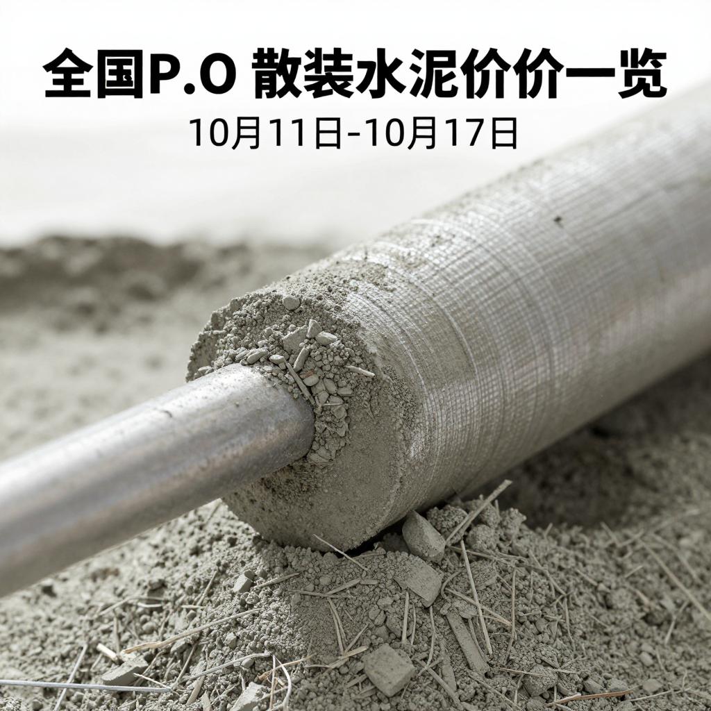 水泥网周报：全国P.O42.5散装水泥均价一览(10月11日-10月17日)第二张图