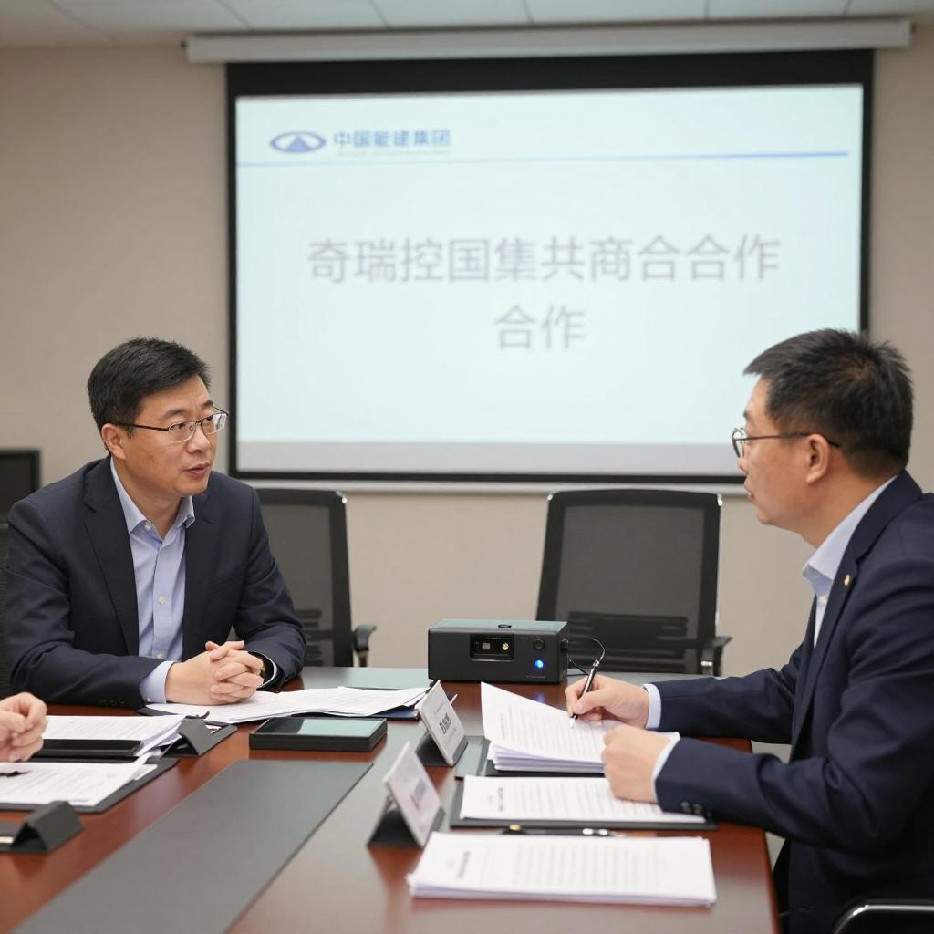 中国能建葛洲坝集团与奇瑞控股集团共商合作第一张图
