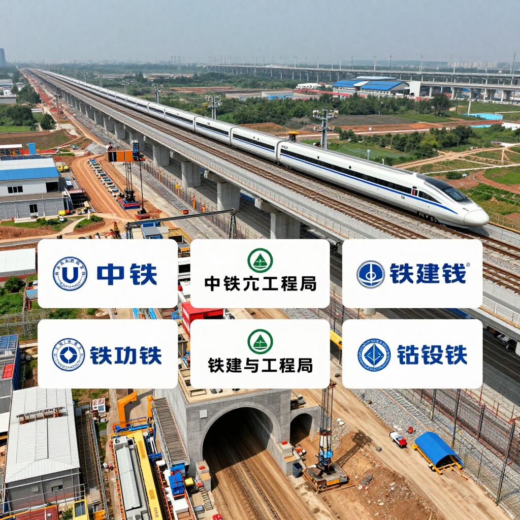 中铁、铁建6家工程局中标高铁大工程！