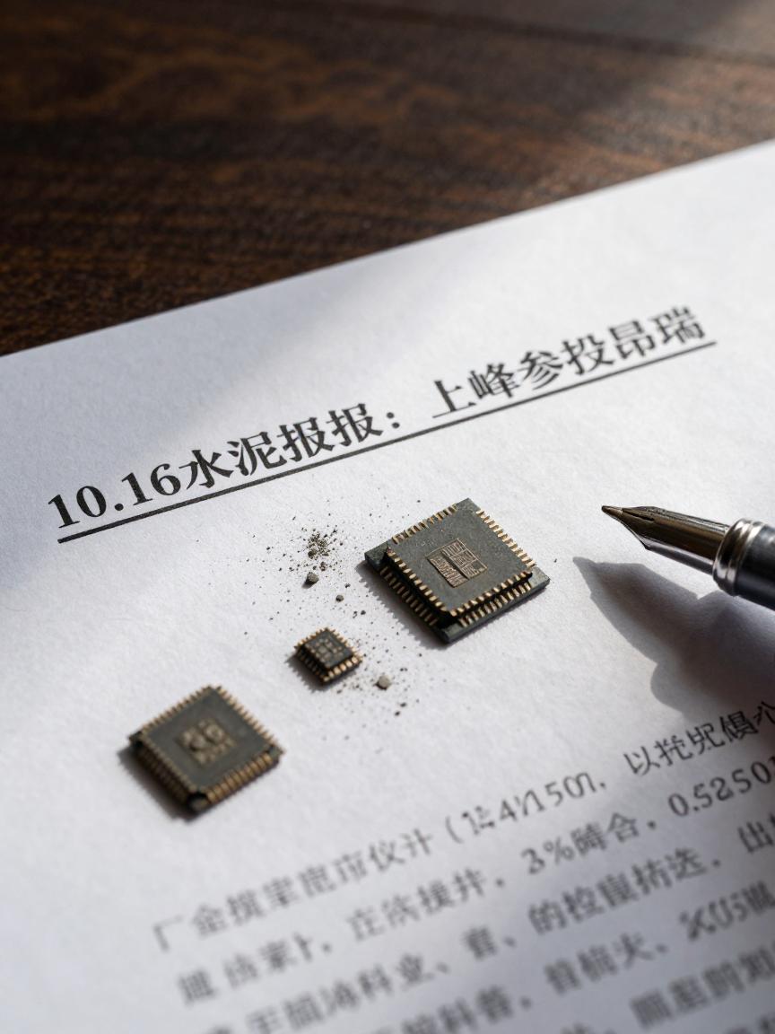 10.16水泥晚报：上峰参投昂瑞微过会；上峰水泥投资鑫丰；基金经理调仓“反内卷”第一张图