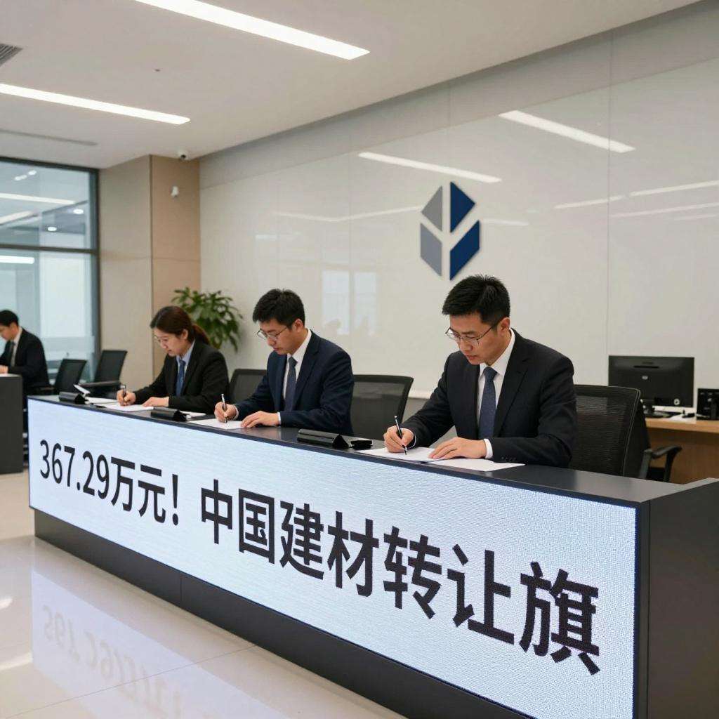 367.29万元！中国建材转让旗下企业100%股权