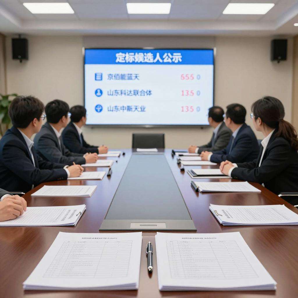 鲁泰建材2500t/d水泥熟料线超低排放SCR脱硝系统改造定标候选人公示第一张图