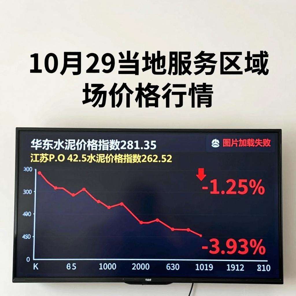 10月29日江苏水泥市场价格行情动态