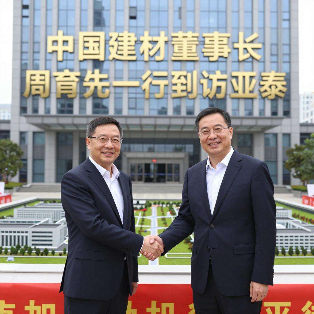 中国建材董事长周育先一行到访亚泰集团 推进水泥行业合作发展