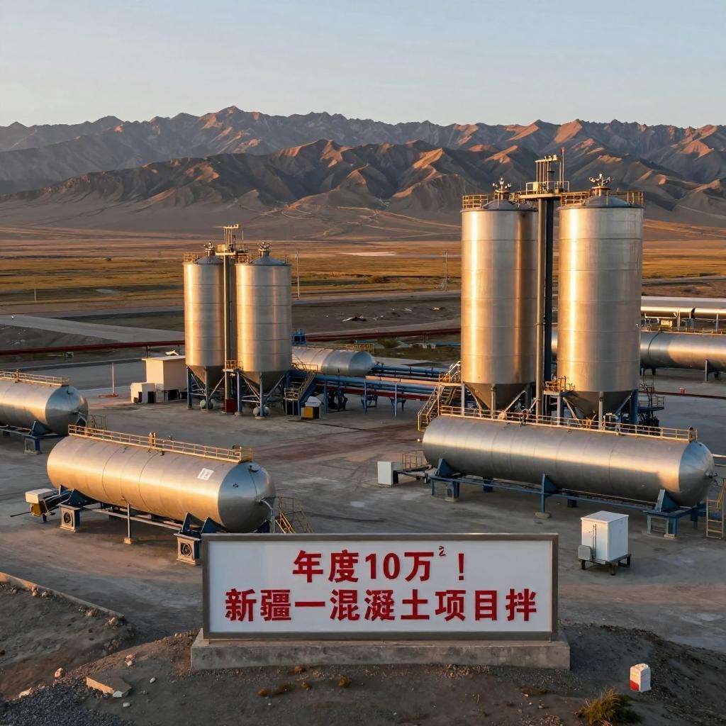 年产10万m³!新疆一混凝土项目拌站项目获批 年产10万m³!新疆一混凝土项目拌站项目获批