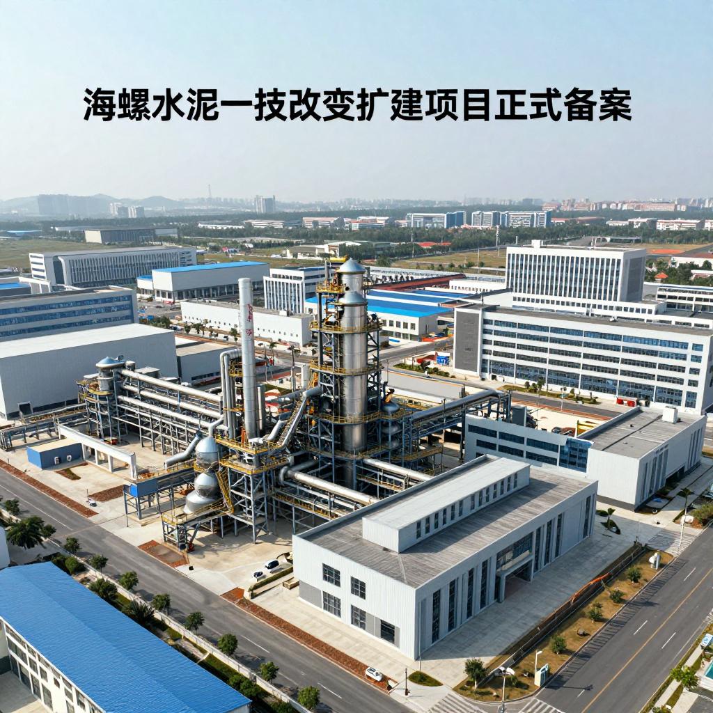 海螺水泥一技改扩建项目正式备案! 海螺水泥一技改扩建项目正式备案!