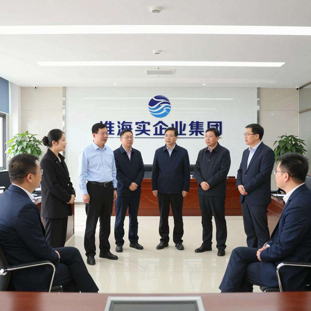 聚焦矸石基绿色建材！海螺集团程小兵一行到访淮海实业集团