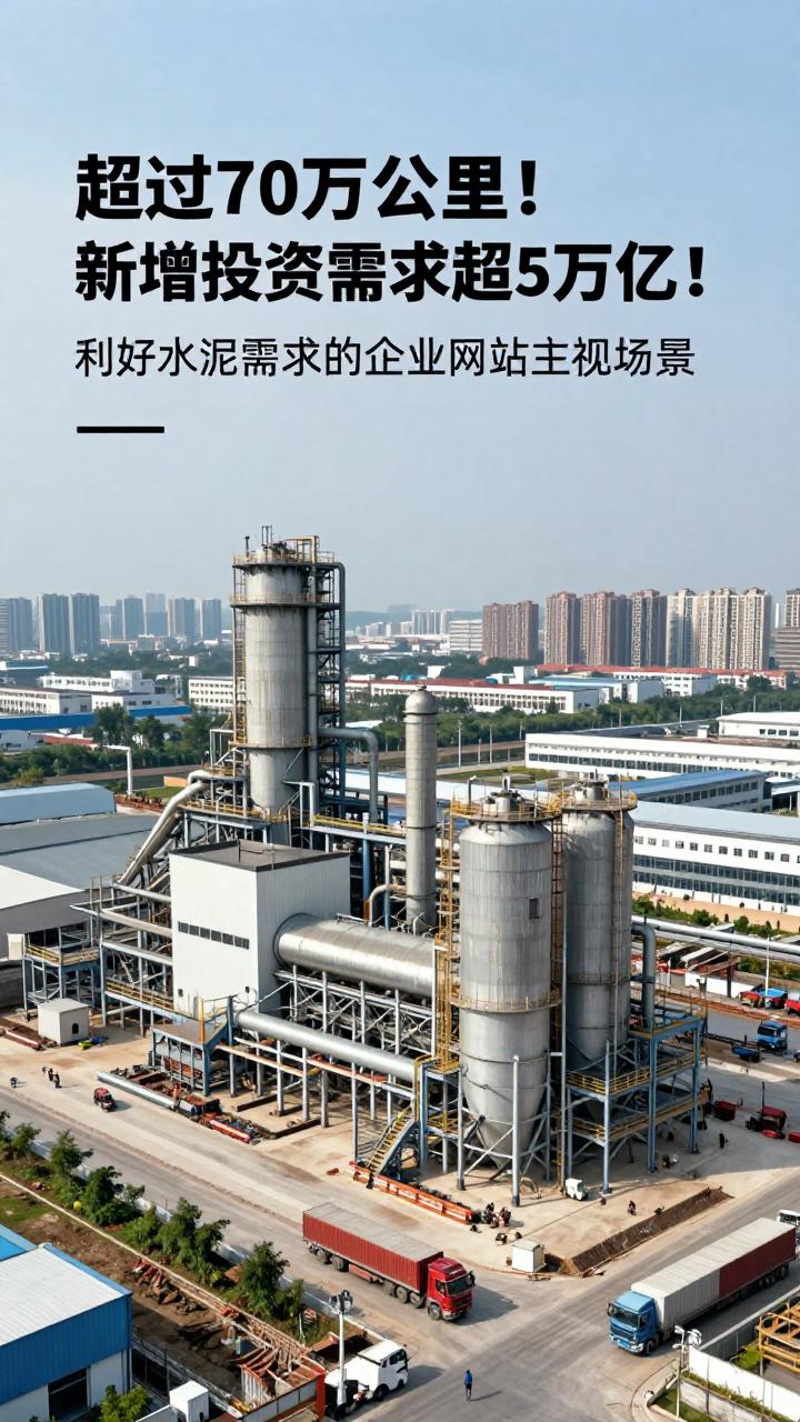超过70万公里!新增投资需求超5万亿!利好水泥需求 超过70万公里!新增投资需求超5万亿!利好水泥需求