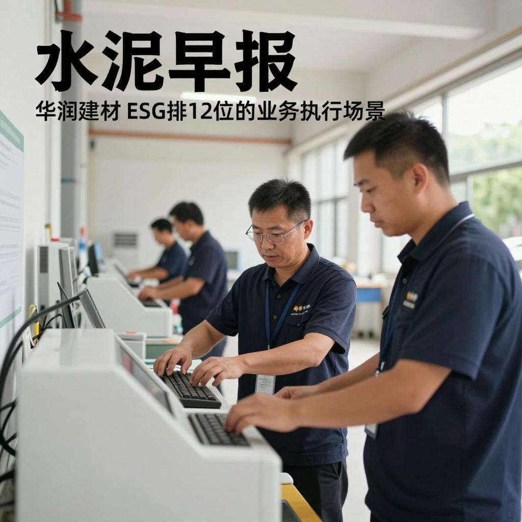 10.27水泥早报:华润建材ESG排12位 10.27水泥早报:华润建材ESG排12位第一张图