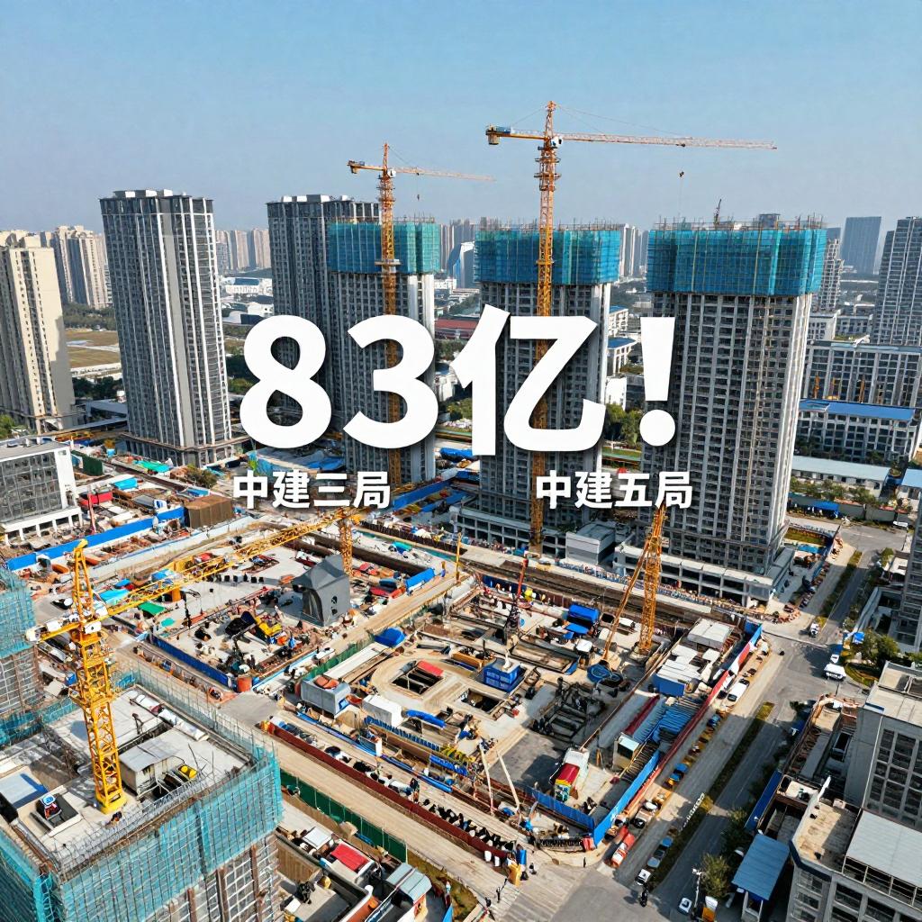 83亿！中建三局、中建五局、中建八局、中建四局、中建二局等中标
