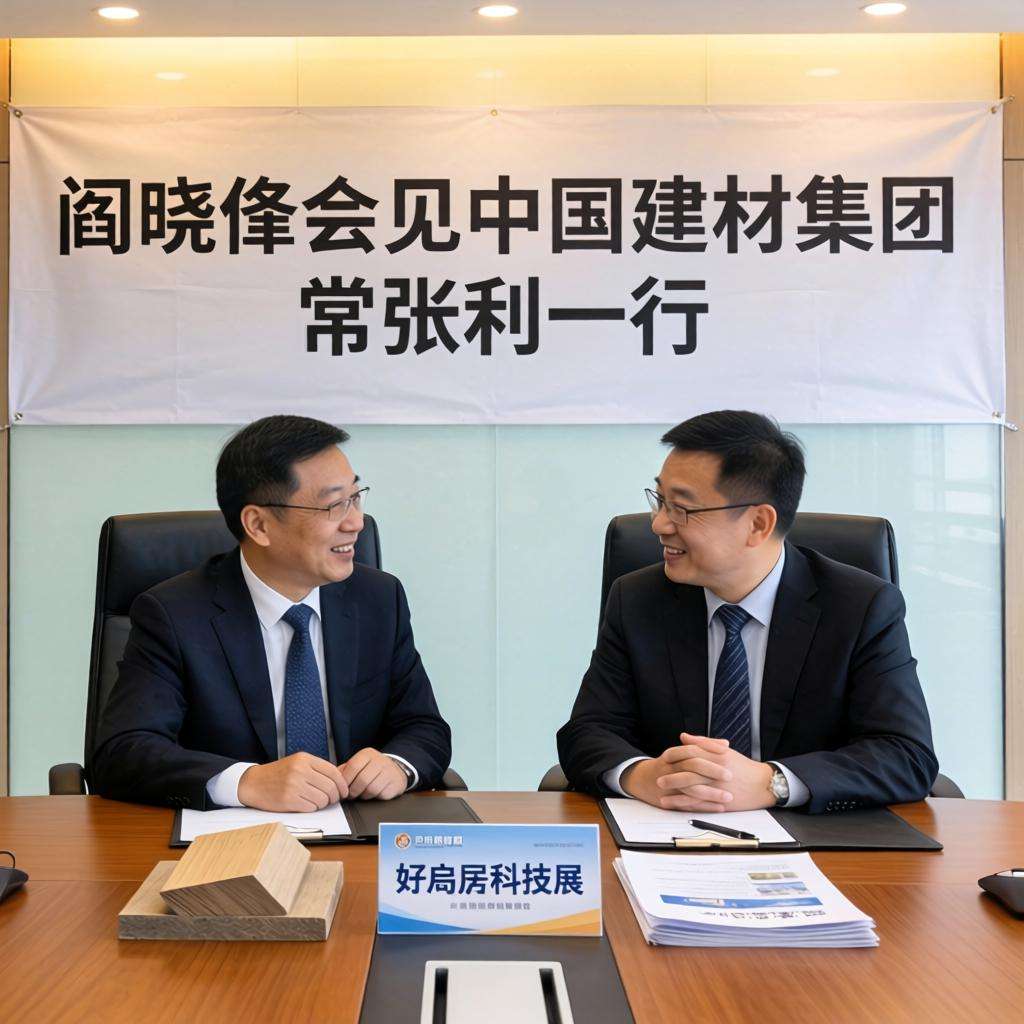 阎晓峰会见中国建材集团常张利一行