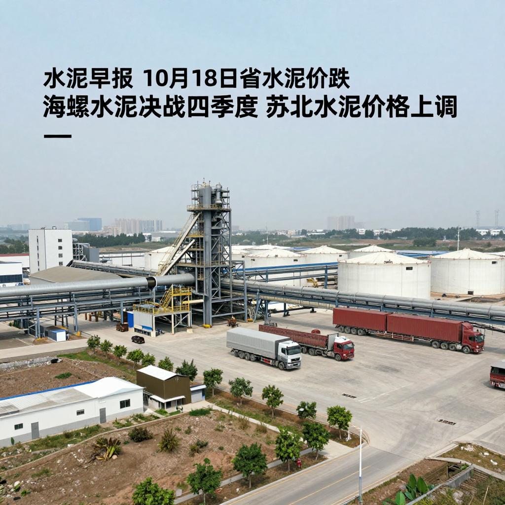 11.7水泥早报:10月18省水泥价跌;海螺水泥决战四季度;苏北水泥价格上调 11.7水泥早报:10月18省水泥价跌;海螺水泥决战四季度;苏北水泥价格上调