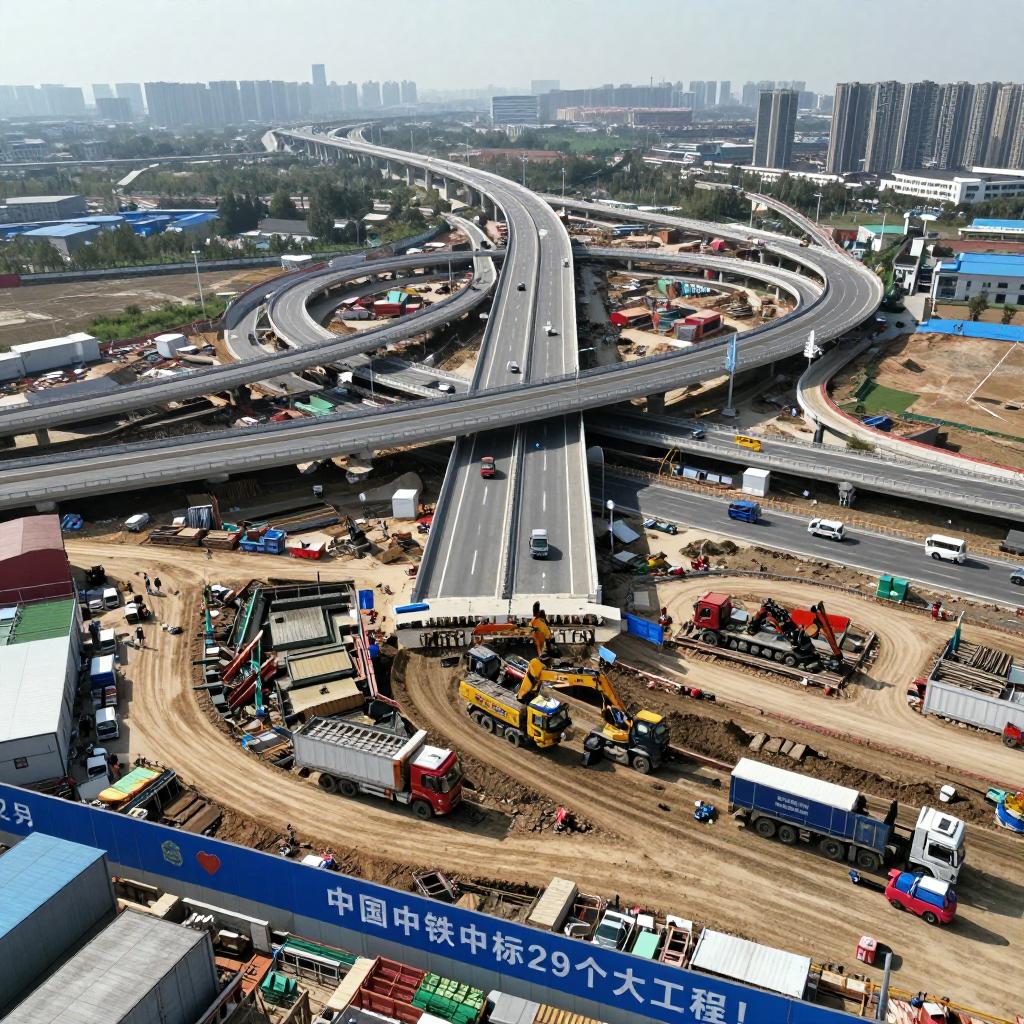 中国中铁中标29个大工程! 中国中铁中标29个大工程!