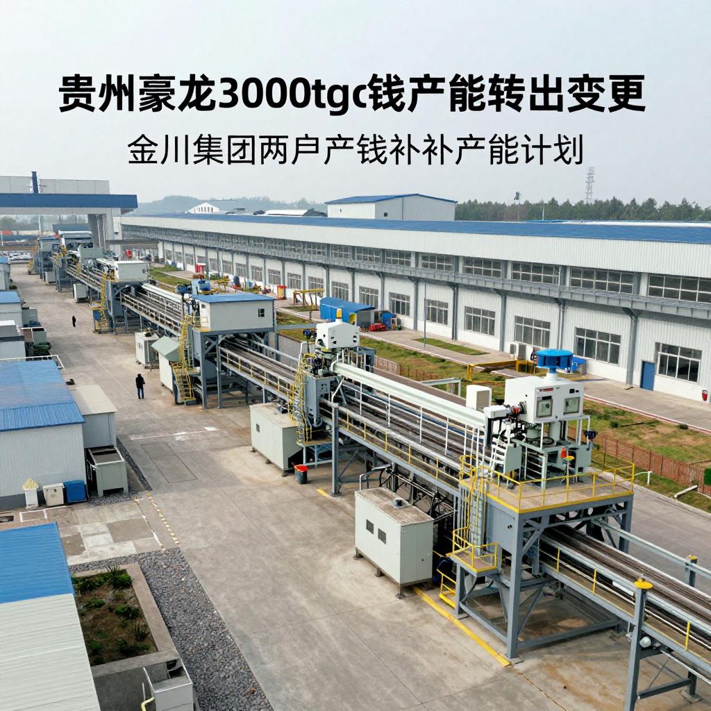 贵州豪龙3000t/d生产线产能转出方案变更 金川集团两条生产线补充产能