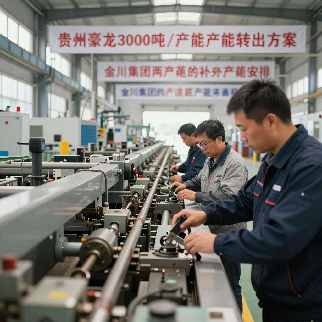 贵州豪龙3000t/d生产线产能转出方案变更 金川集团两条生产线补充产能第一张图