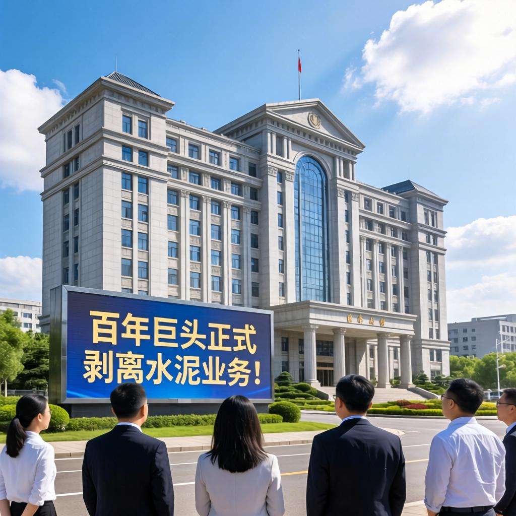 百年巨头正式剥离水泥业务！