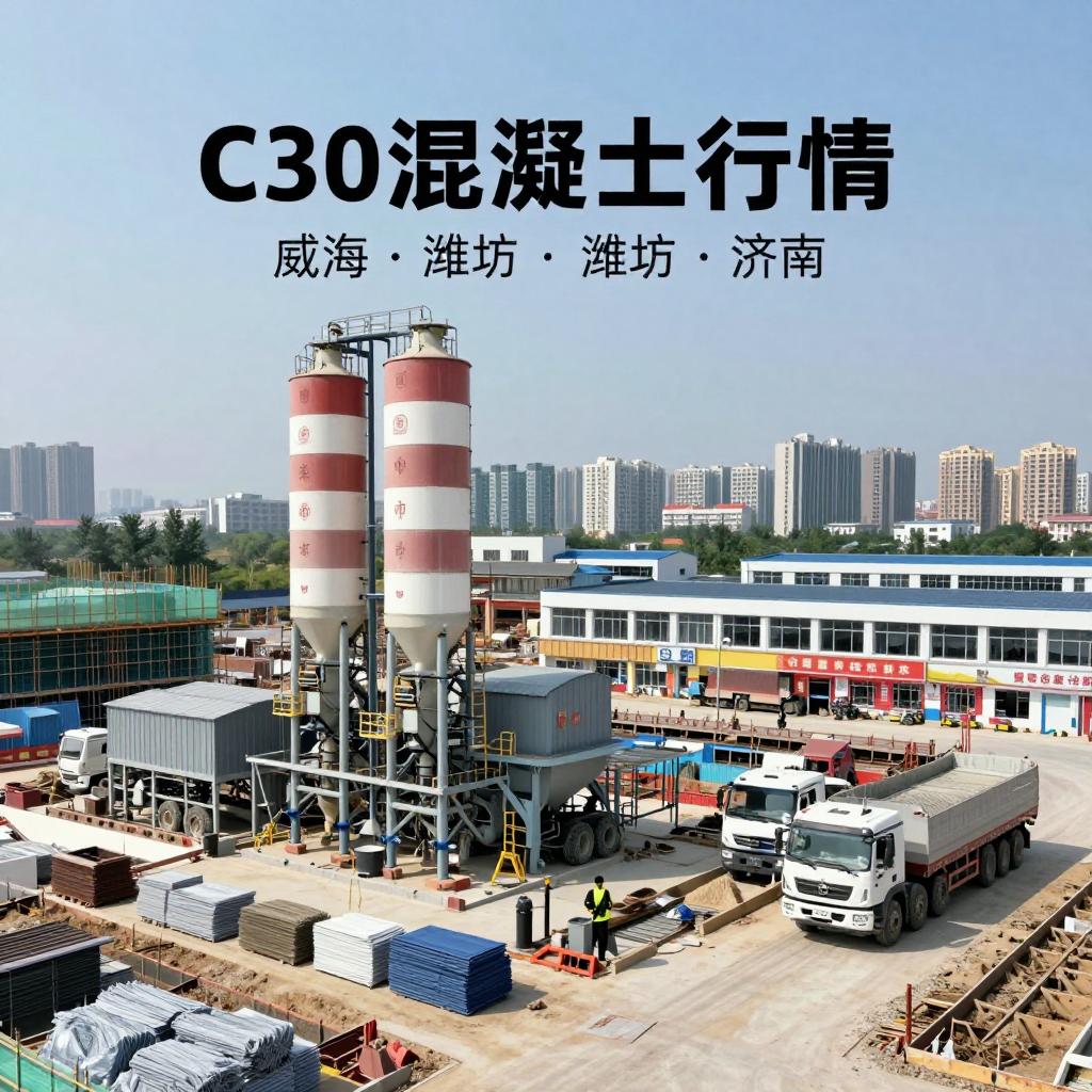 混凝土价格：威海、潍坊、济南...山东省热门城市 C30混凝土行情一览