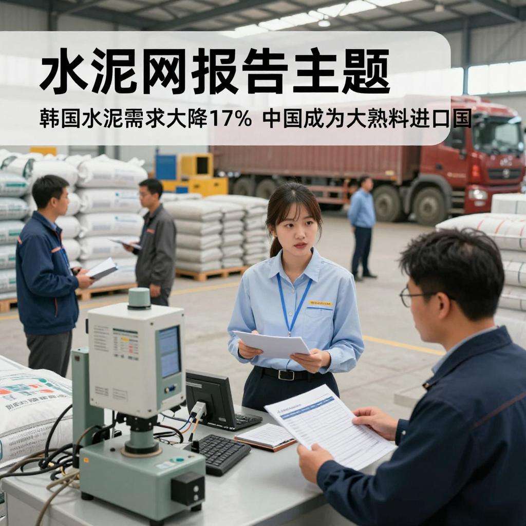 水泥网报告：韩国水泥需求大降17% 成中国最大熟料进口国第一张图