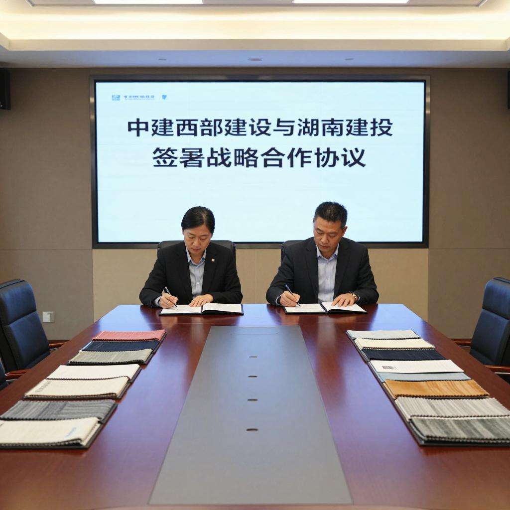中建西部建设与湖南建投签署战略合作协议