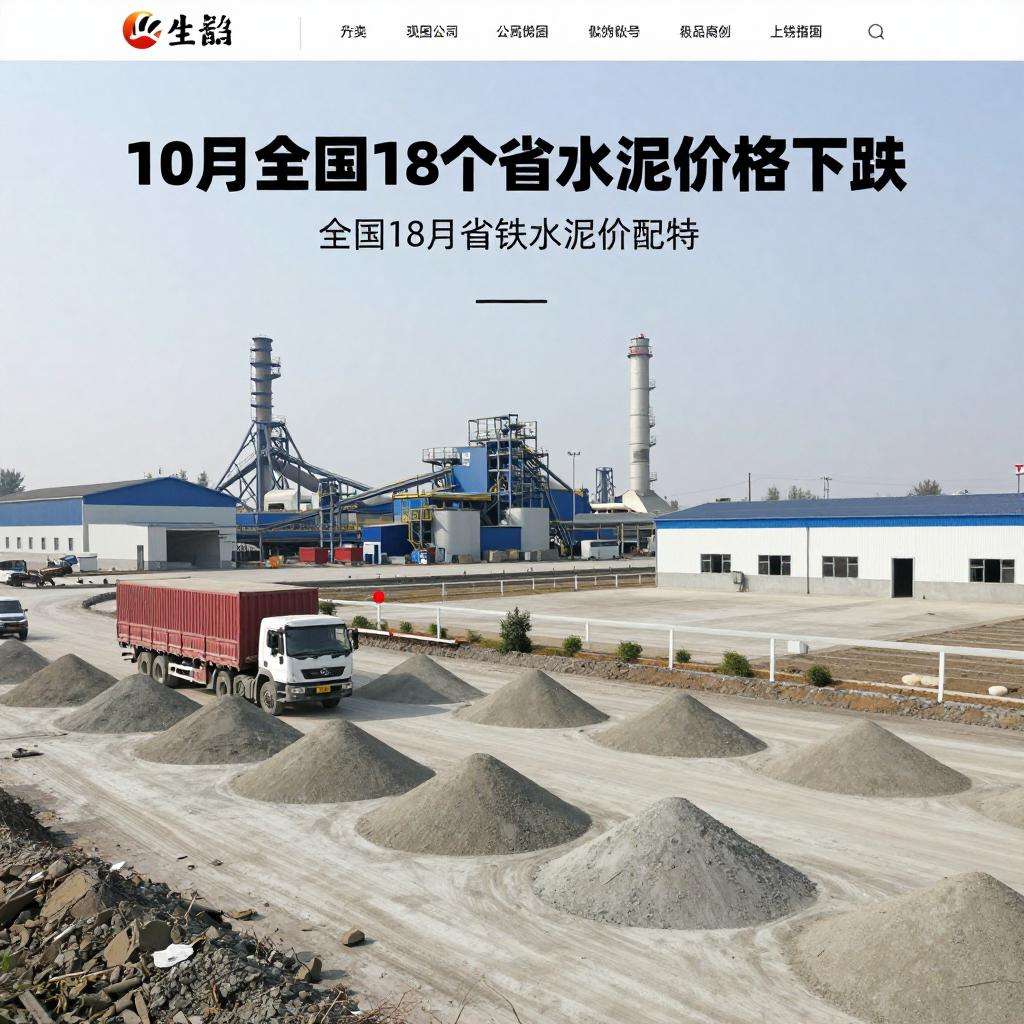 10月全国18个省水泥价格下跌! 10月全国18个省水泥价格下跌!