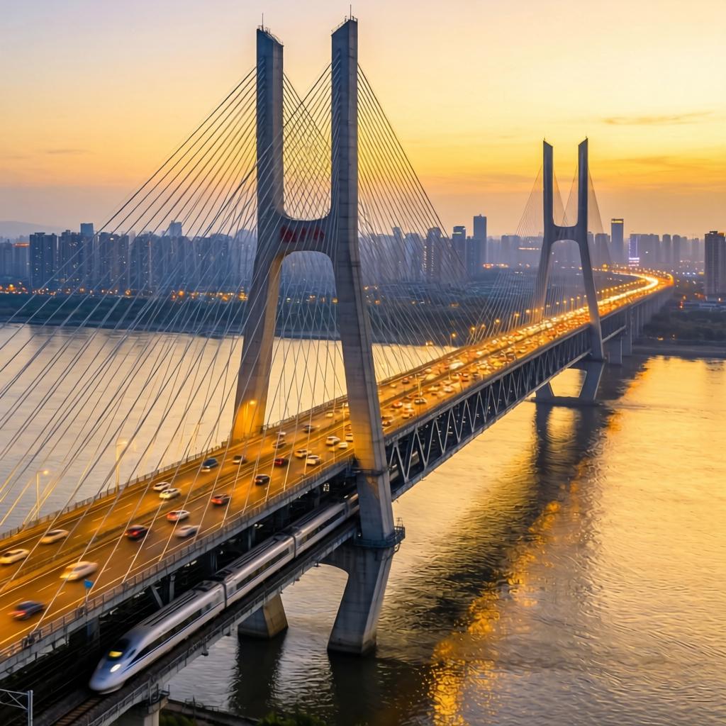 世界首座!海螺水泥助力双层斜拉—悬索协作体系桥梁建成通车! 世界首座!海螺水泥助力双层斜拉—悬索协作体系桥梁建成通车!