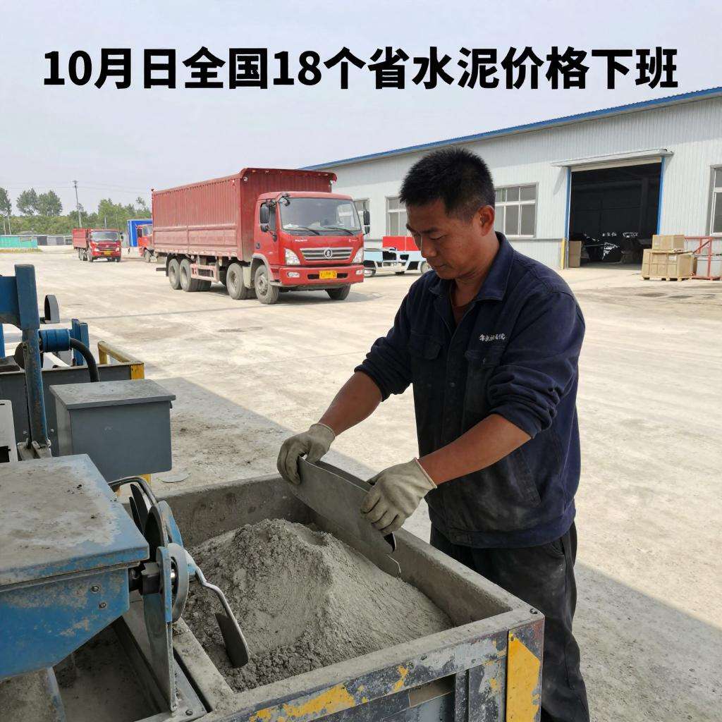 10月全国18个省水泥价格下跌! 10月全国18个省水泥价格下跌!第一张图