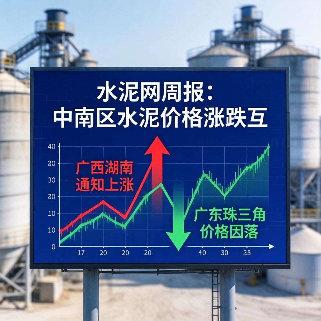 水泥网周报：中南区水泥价格涨跌互现（11.3-11.7）