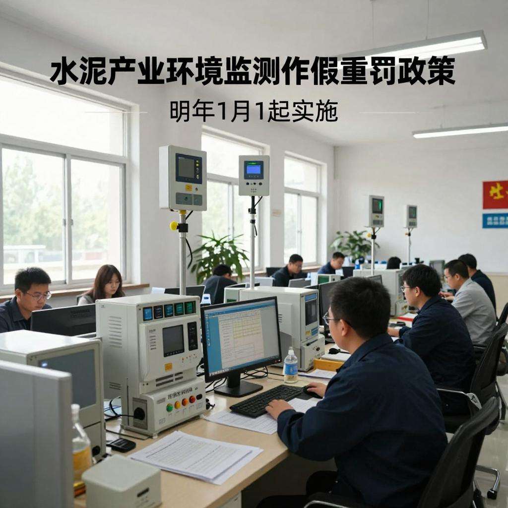 水泥行业注意！明年1月1日起实施！重罚环境监测作假行为！