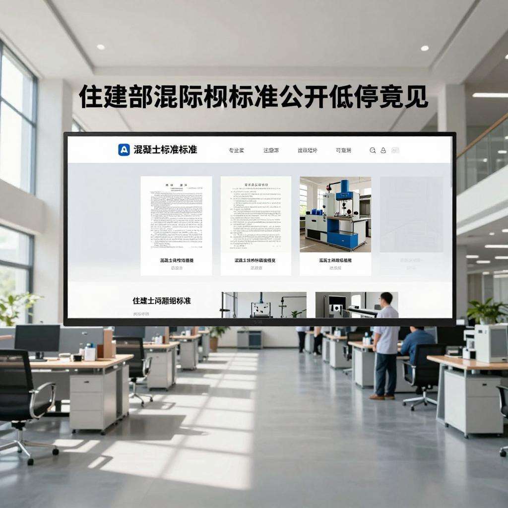 住建部对一项混凝土国家标准公开征求意见! 住建部对一项混凝土国家标准公开征求意见!