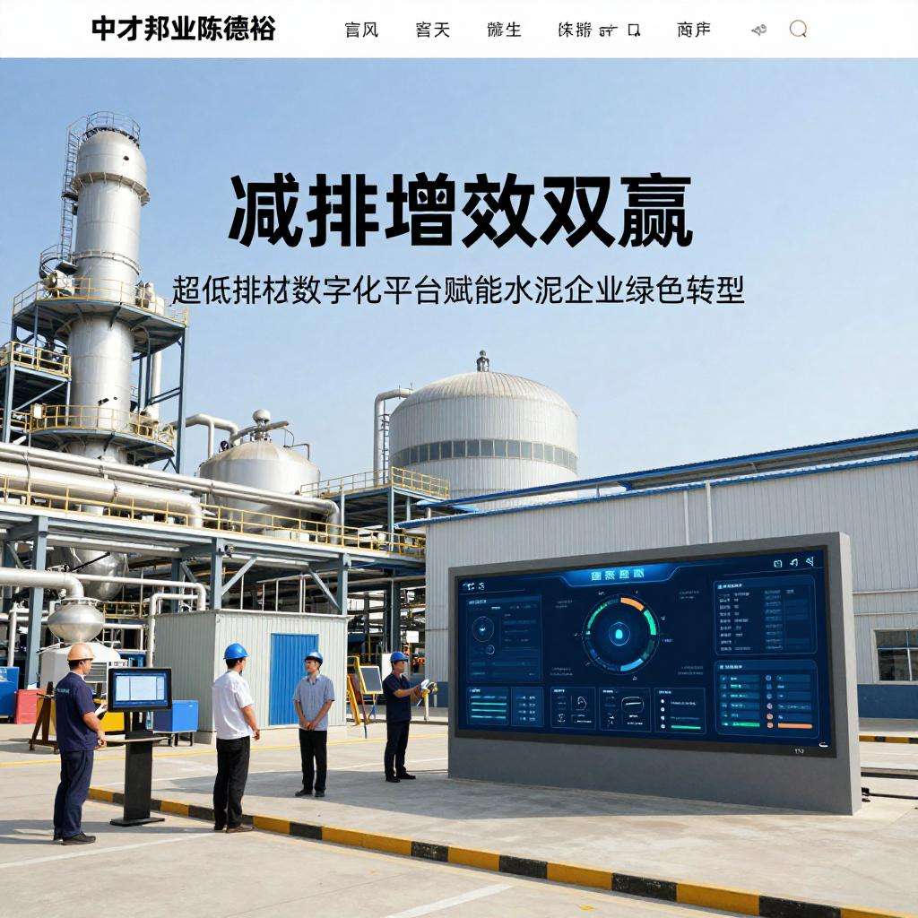 中才邦业陈德裕：减排增效双赢！超低排放数字化平台赋能水泥企业绿色转型