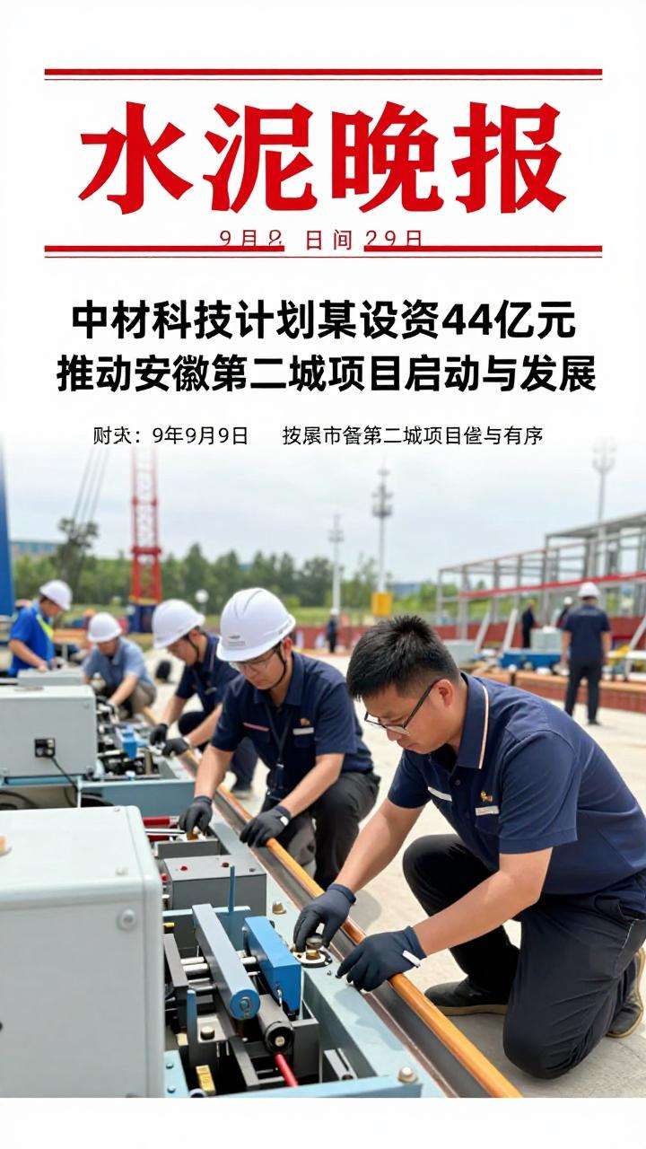 9.30水泥晚报:9月29日晚间公告;中材科技拟募资44亿+ ;安徽第二城起飞契机 9.30水泥晚报:9月29日晚间公告;中材科技拟募资44亿+ ;安徽第二城起飞契机第一张图