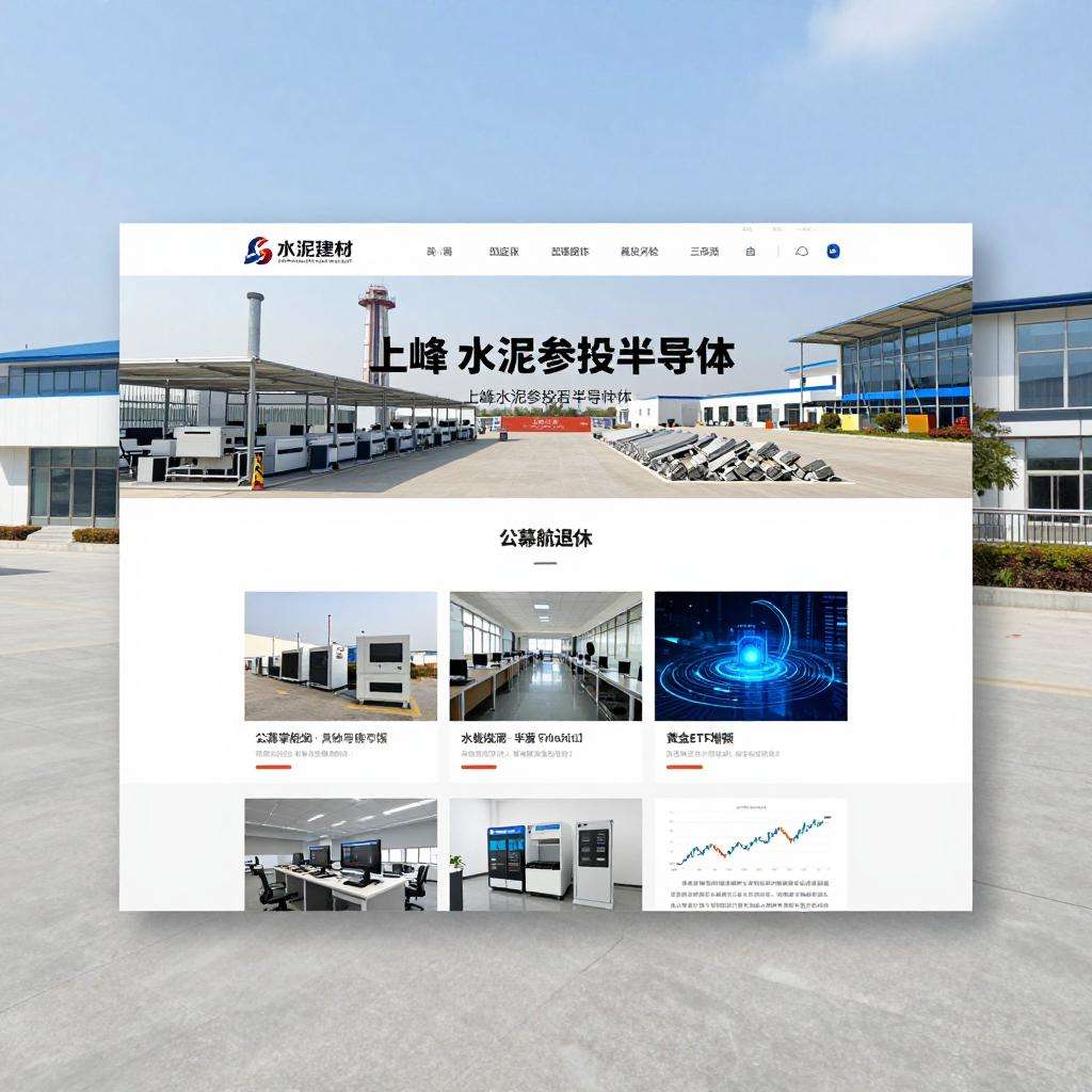 10.11水泥晚报:A股水泥建材四连涨;上峰水泥参投半导体;公募掌舵退休,黄金ETF增额 10.11水泥晚报:A股水泥建材四连涨;上峰水泥参投半导体;公募掌舵退休,黄金ETF增额