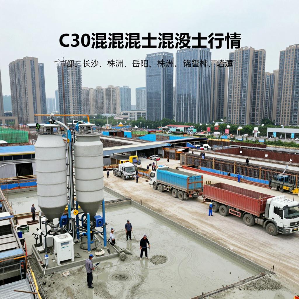 混凝土价格：长沙、株洲、岳阳...湖南省热门城市 C30混凝土行情一览