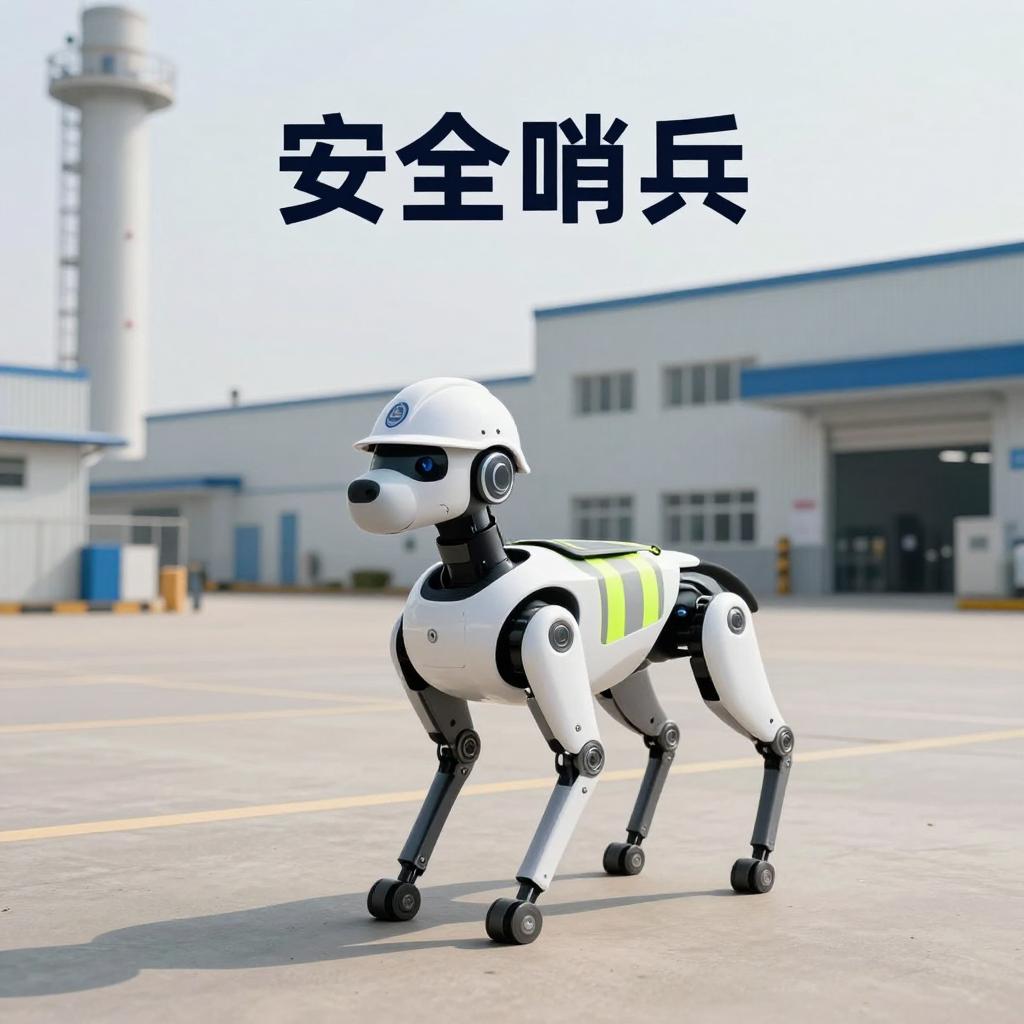 AI机器狗化身“安全哨兵” AI机器狗化身“安全哨兵”