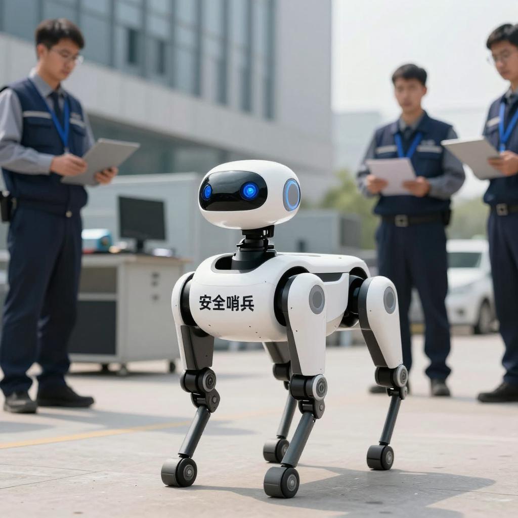 AI机器狗化身“安全哨兵” AI机器狗化身“安全哨兵”第一张图