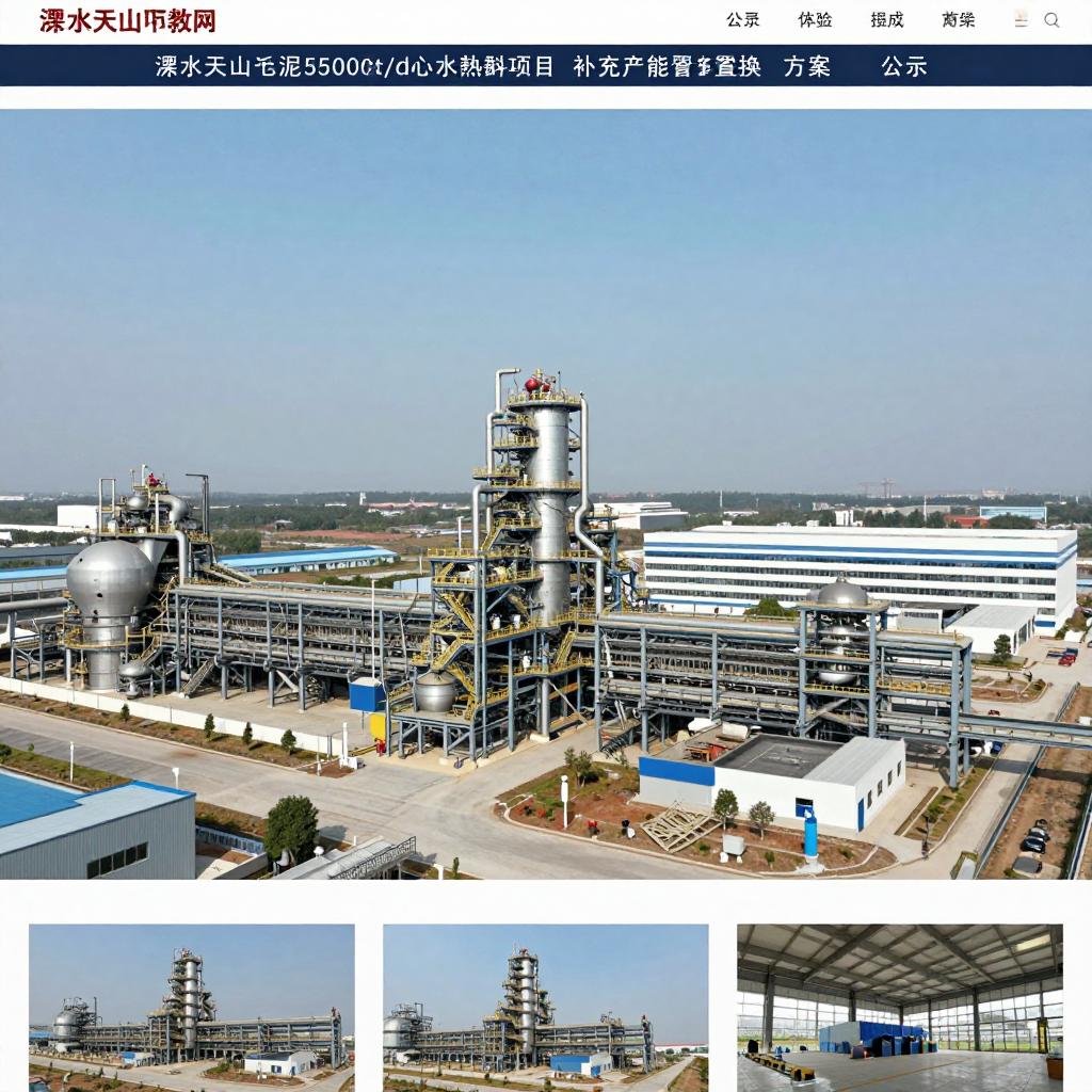 溧水天山水泥5500t/d水泥熟料项目补充产能置换方案公示
