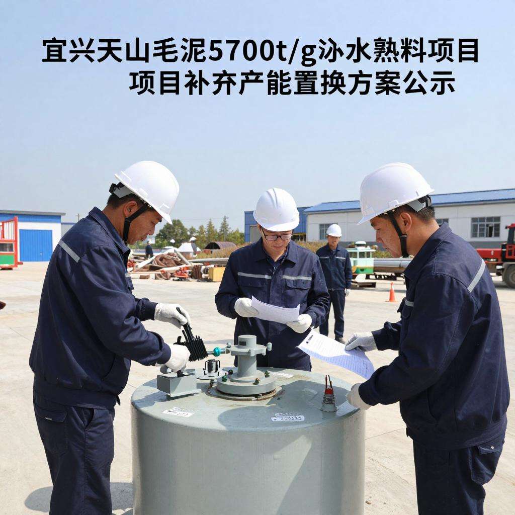 宜兴天山水泥5700t/d水泥熟料项目补充产能置换方案公示 宜兴天山水泥5700t/d水泥熟料项目补充产能置换方案公示第一张图