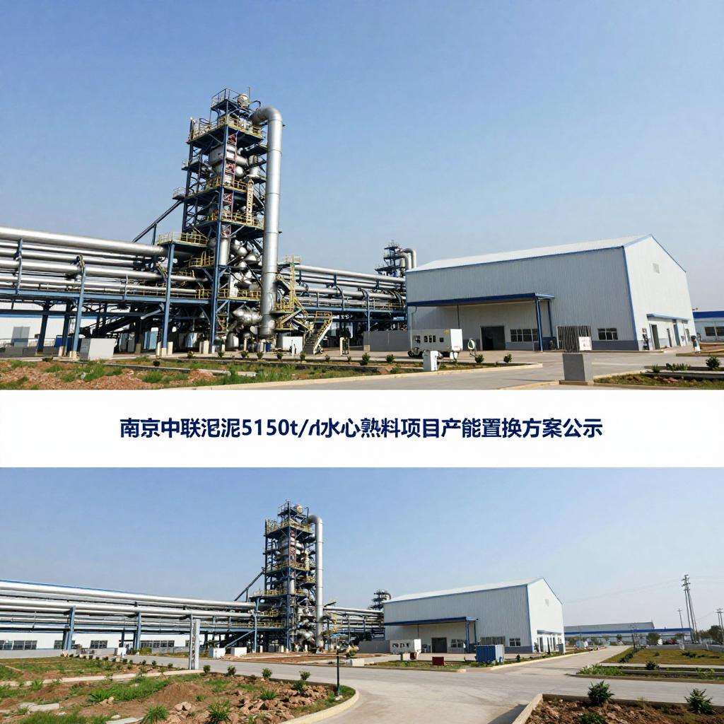 南京中联水泥5150t/d水泥熟料项目补充产能置换方案公示