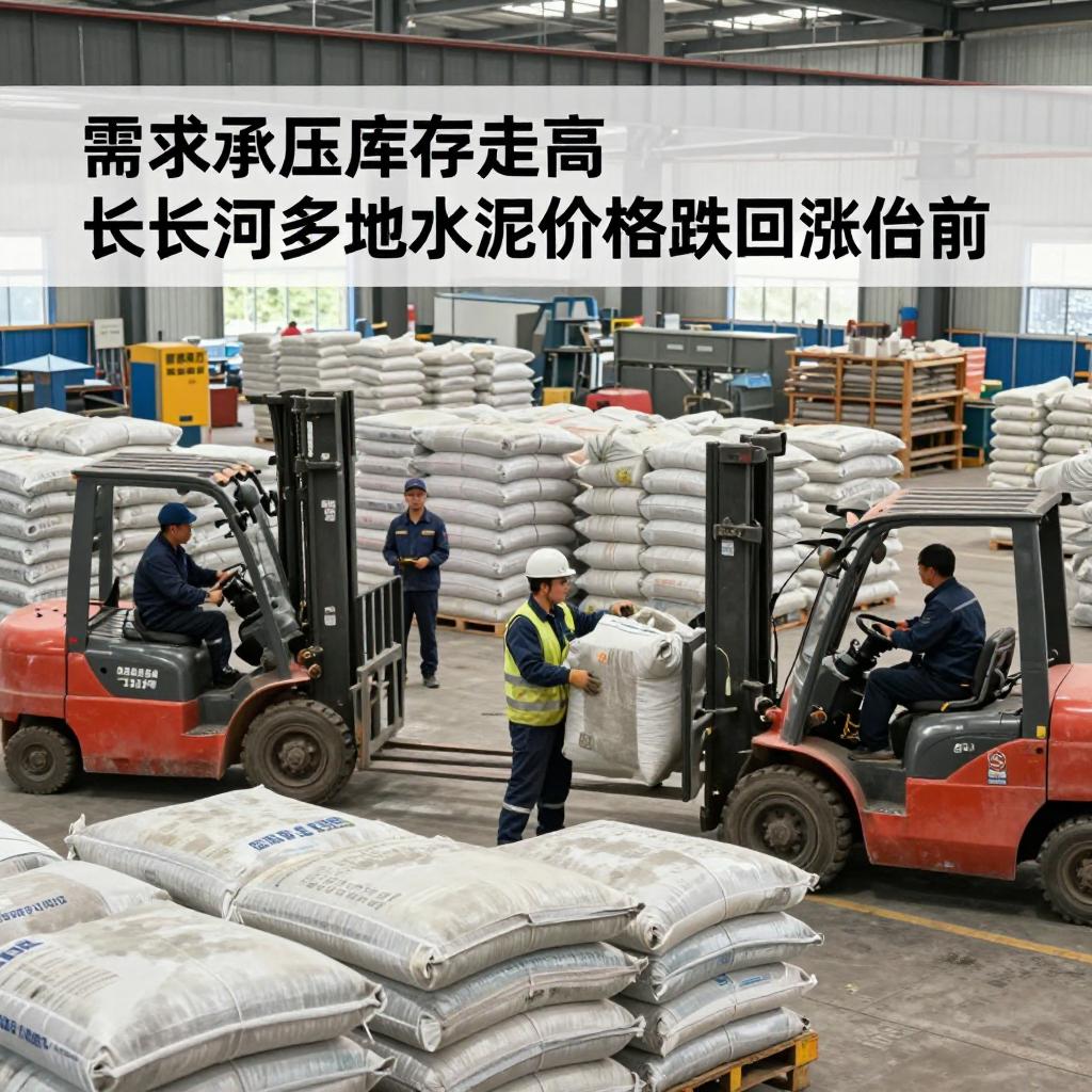 需求承压库存走高 长三角多地水泥价格跌回涨价前 需求承压库存走高 长三角多地水泥价格跌回涨价前第一张图