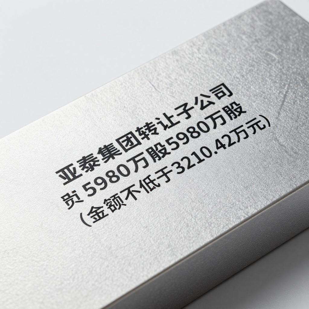 不低于3210.42万元!亚泰集团转让子公司5980万股股份 不低于3210.42万元!亚泰集团转让子公司5980万股股份第二张图