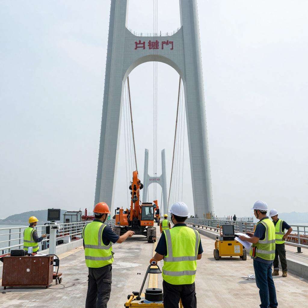 狮子洋通道主桥索塔建设高度突破200米 狮子洋通道主桥索塔建设高度突破200米第一张图