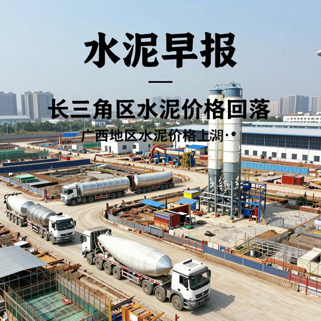 10.14水泥早报：长三角水泥价格回落；广西水泥价格上调；湖南水泥价格再涨