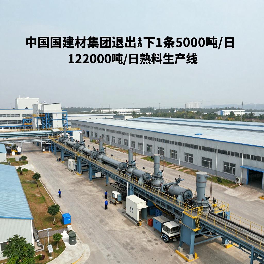 中国建材退出旗下1条5000t/d、1条2000t/d熟料生产线