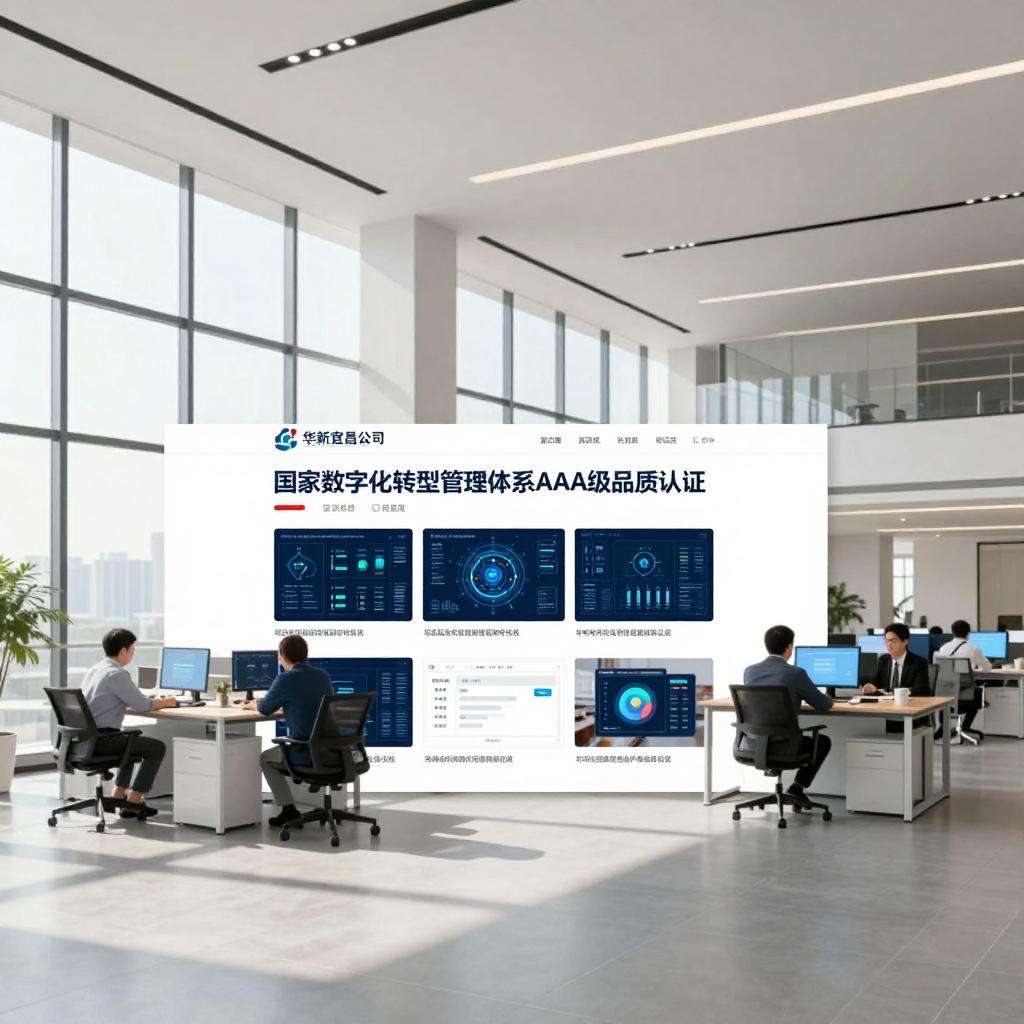 华新宜昌公司获得国家数字化转型管理体系AAA级证书 华新宜昌公司获得国家数字化转型管理体系AAA级证书