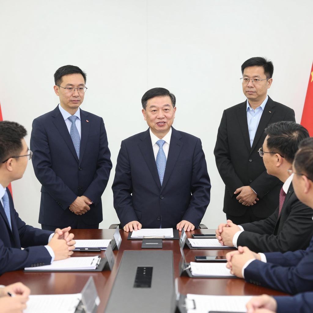 中国铁建董事长戴和根与新加坡陆交局高管团队举行会谈 中国铁建董事长戴和根与新加坡陆交局高管团队举行会谈第一张图