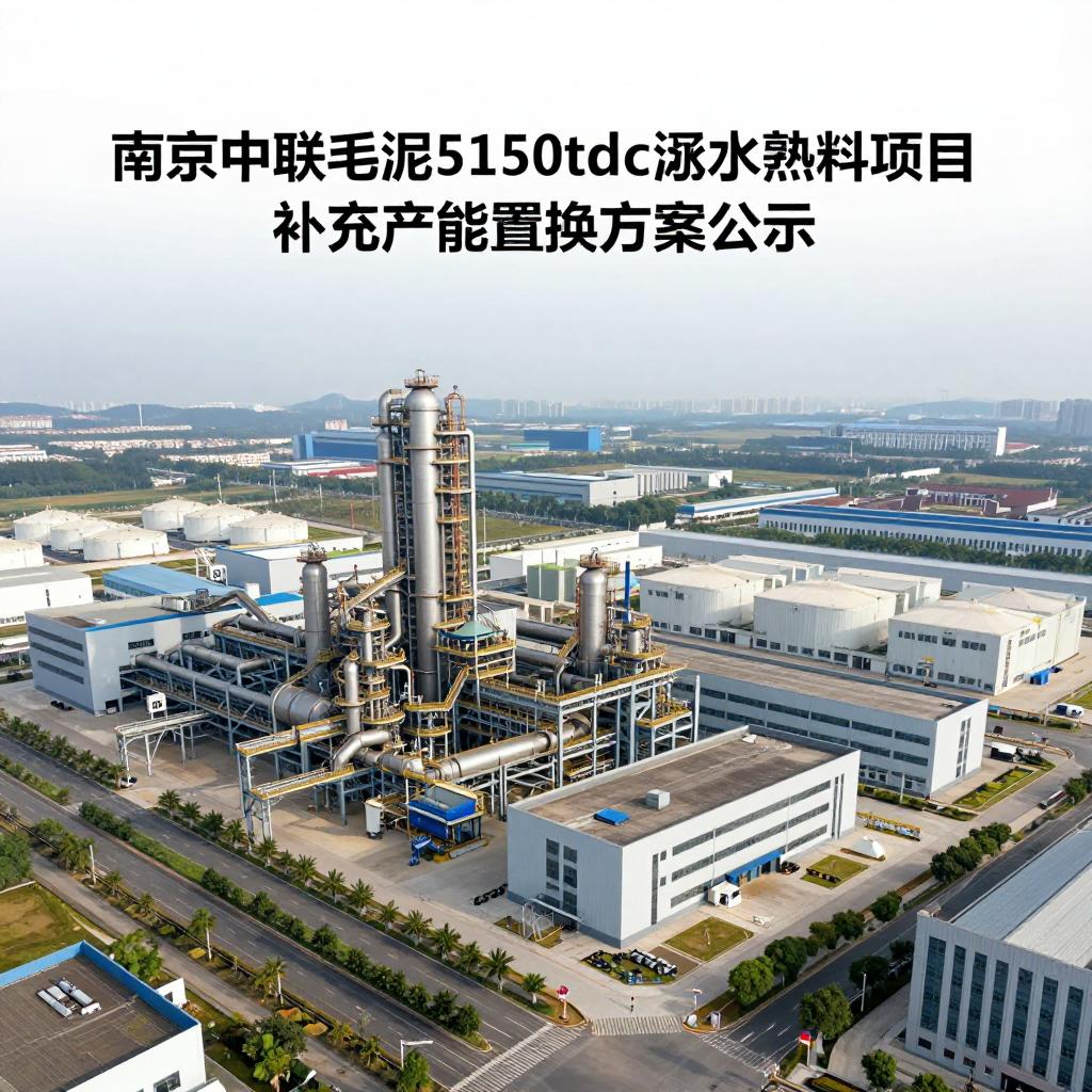 南京中联水泥5150t/d水泥熟料项目补充产能置换方案公示